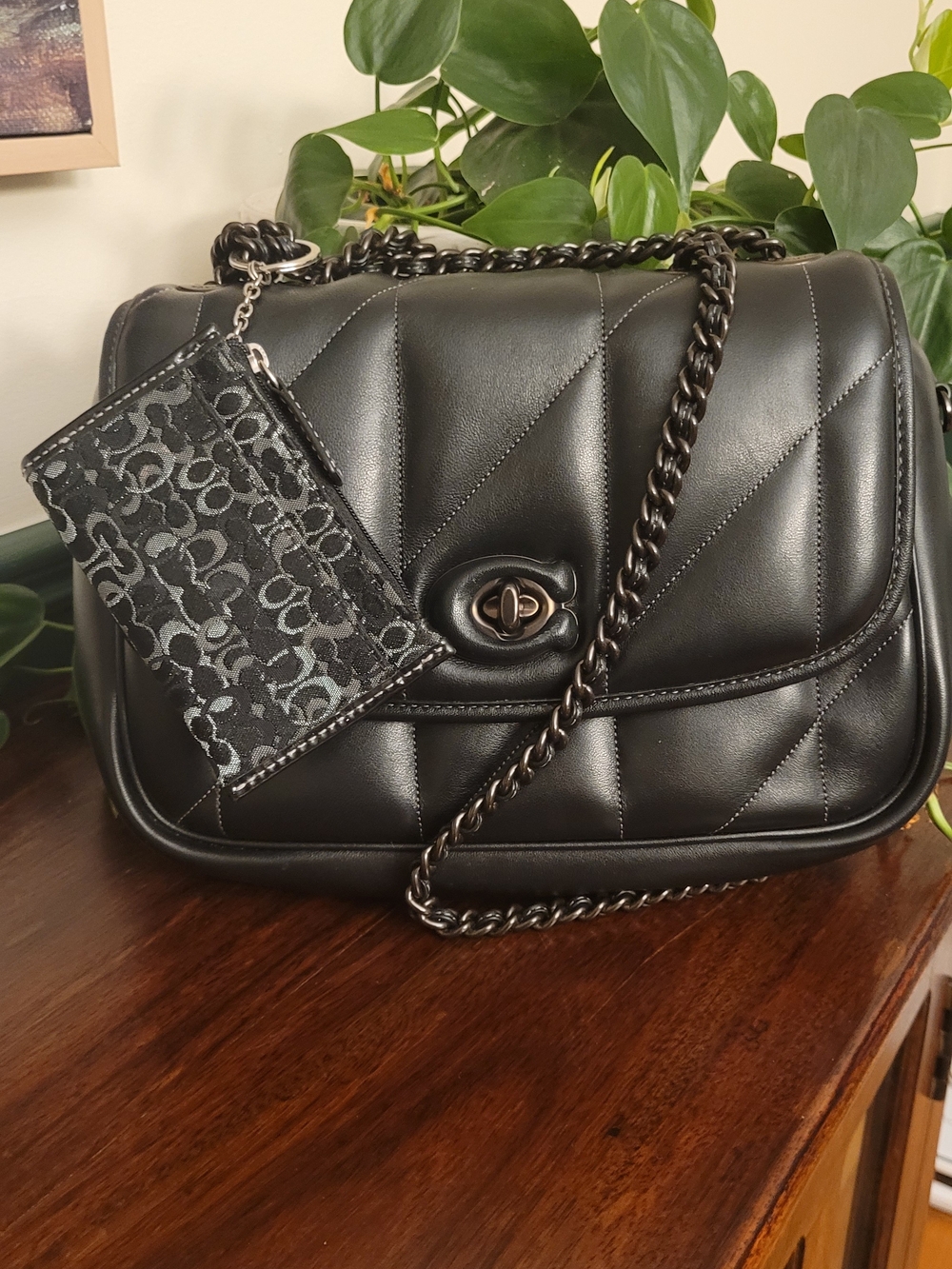 Coach Pillow Madison Leather Bag and Card Case